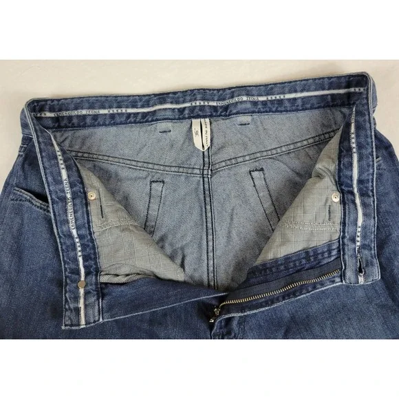 Ermenegildo Zegna Mens Straight Leg Jeans Blue Denim Made in Italy Size 35x29 - Picture 9 of 9